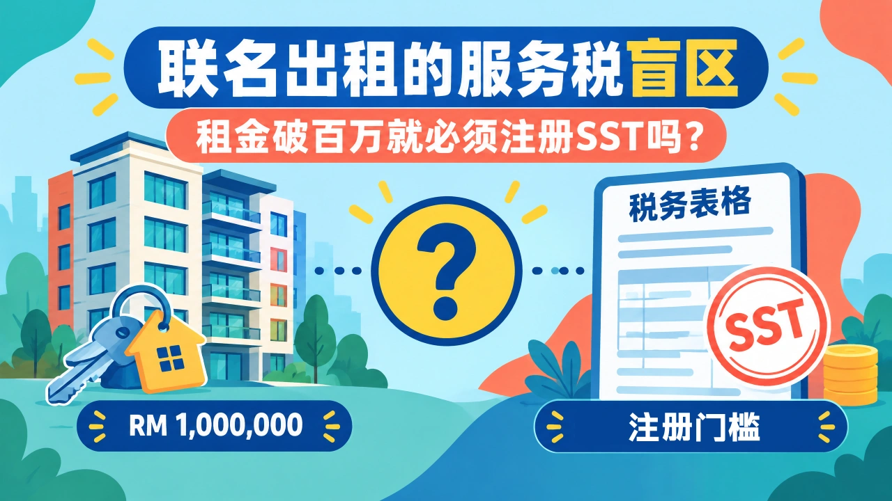 联名出租的服务税盲区：租金破百万就必须注册SST吗？