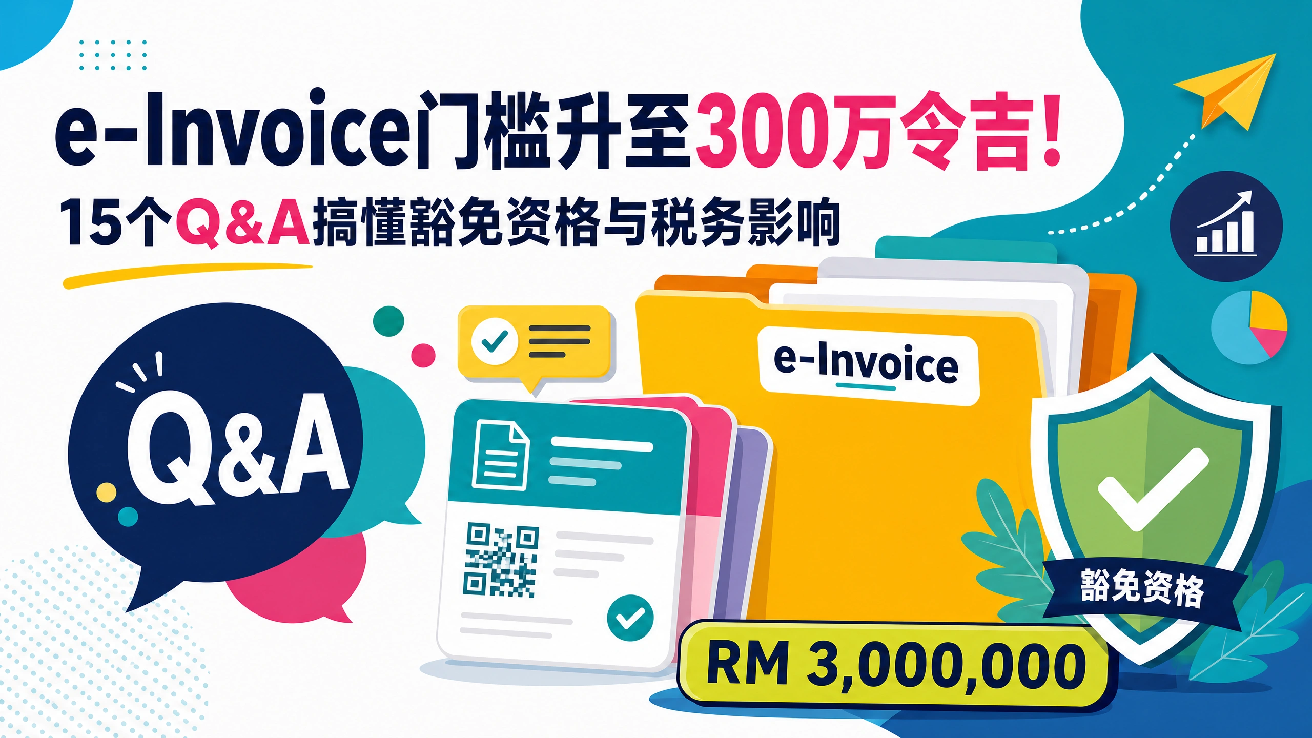 e-Invoice门槛升至300万令吉！15个Q&A搞懂豁免资格与税务影响